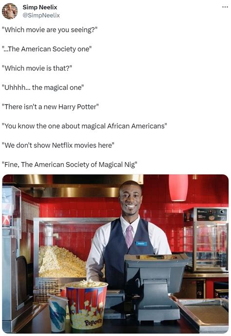 The american society of magical negroes meme